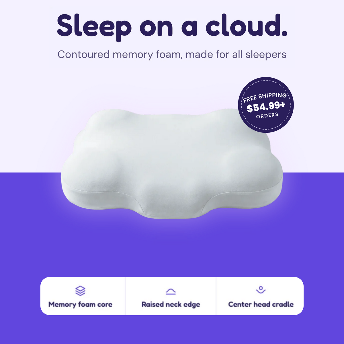 The Cloudbound Pillow
